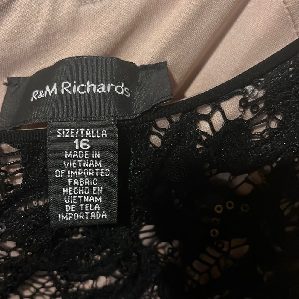 High split black plus size dress